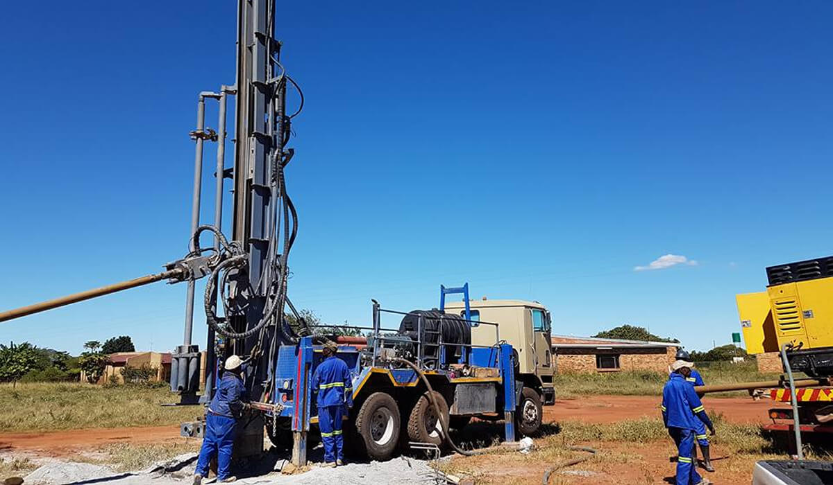 how to drill borehole in ghana