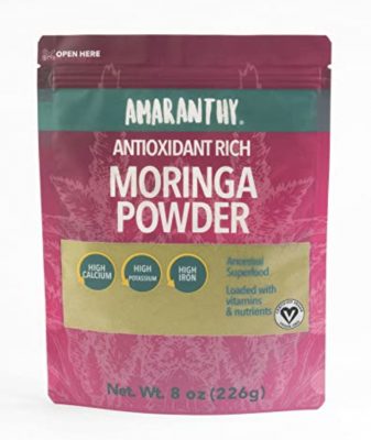 anti oxidant rich moringa powder