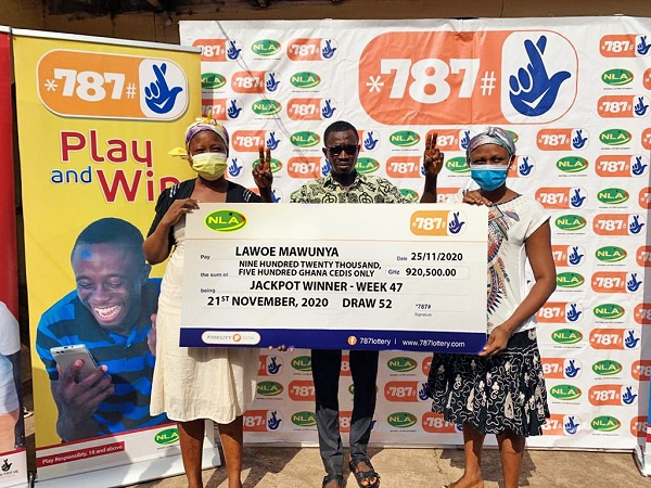 Kpando Teacher Wins GHS 920,500 787-NLA Cash Prize