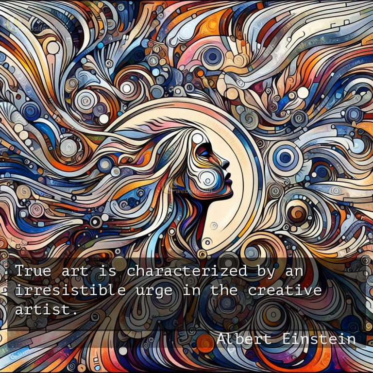 Albert Einstein Quotes on Art svmD