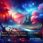 Anne Frank Quotes on Beauty