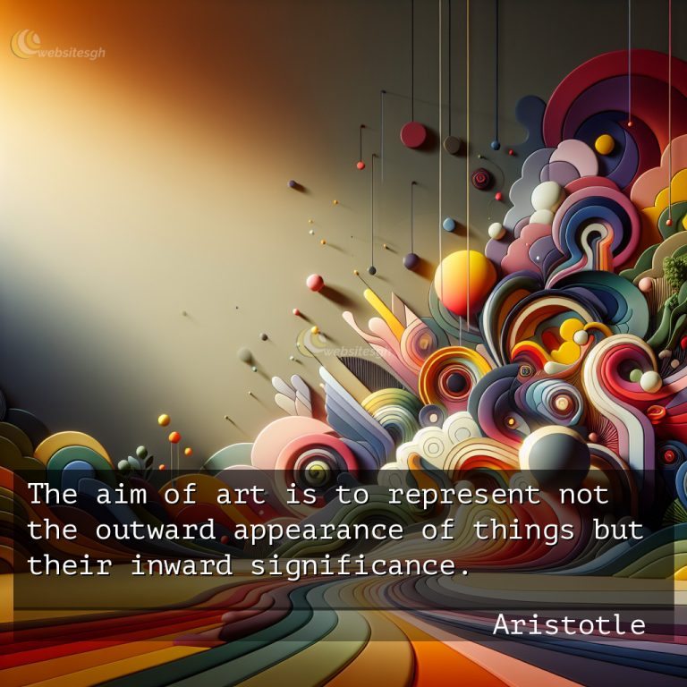 Aristotle Quotes on Art H6Oy