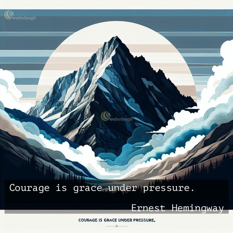 Ernest Hemingway quotes on Courage