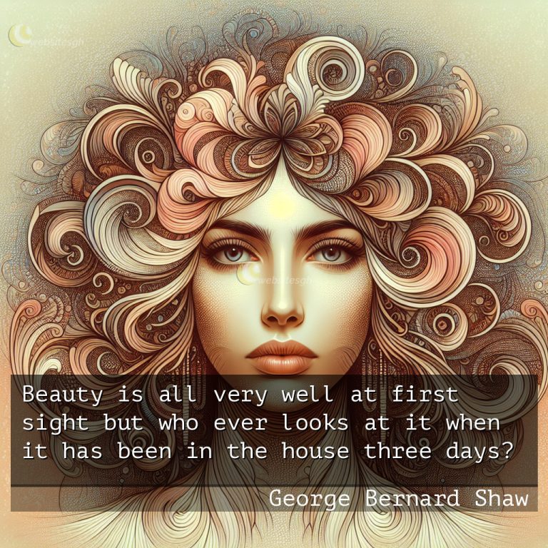 George Bernard Shaw Quotes on Beauty varF