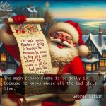 George Carlin quotes on Christmas