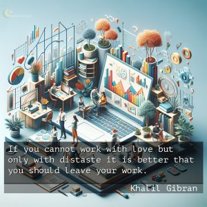 Khalil Gibran quotes on Business