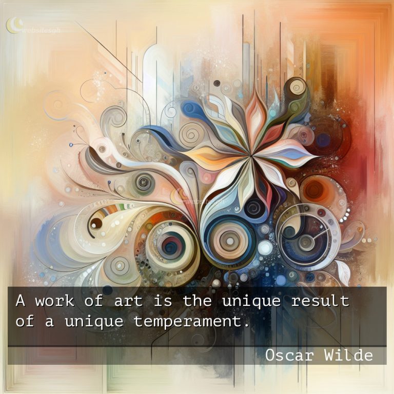 Oscar Wilde Quotes on Art SSQM