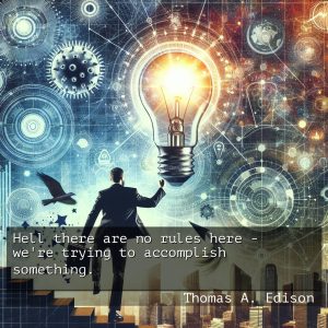 Thomas A. Edison quotes on Business