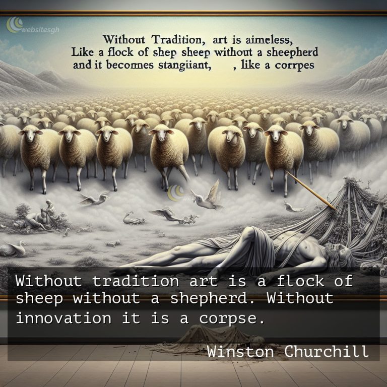 Winston Churchill Quotes on Art 7UW9