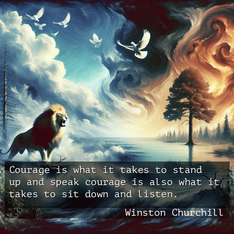Winston Churchill quotes on Courage