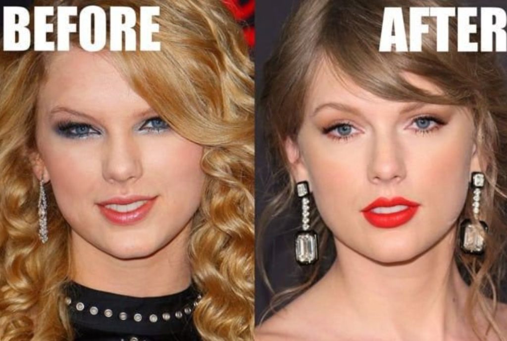taylor swift before after