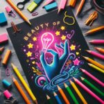 The Beauty of Neon Colored Pencils