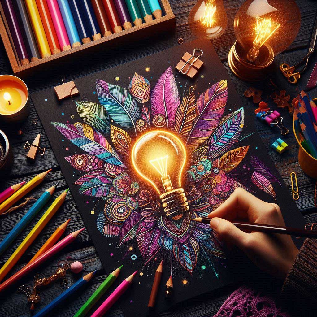 The-Beauty-of-Neon-Colored-Pencils-2