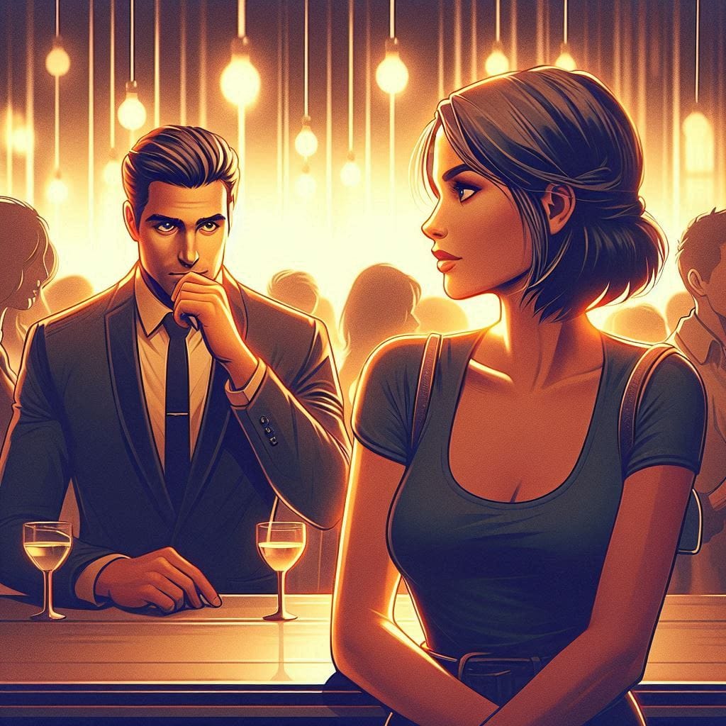why do men stare but never approah