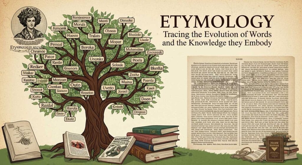 Etymology: Tracing the Evolution of Words and the Knowledge They Embody