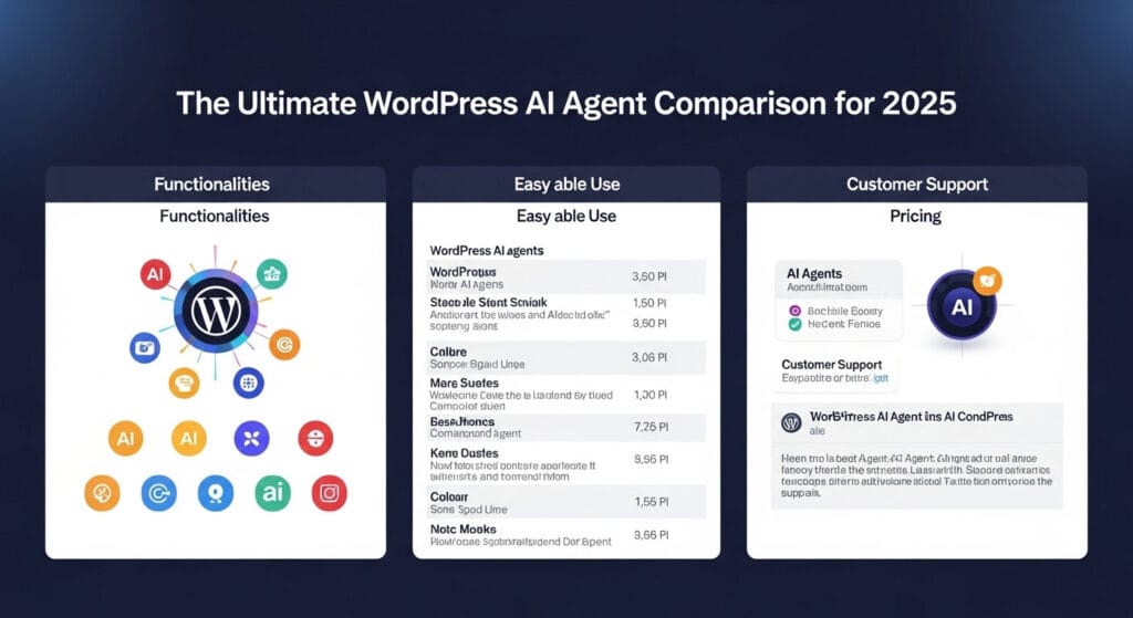 The Ultimate WordPress AI Agent Comparison for 2025: From Chatbots to Autonomous Sales