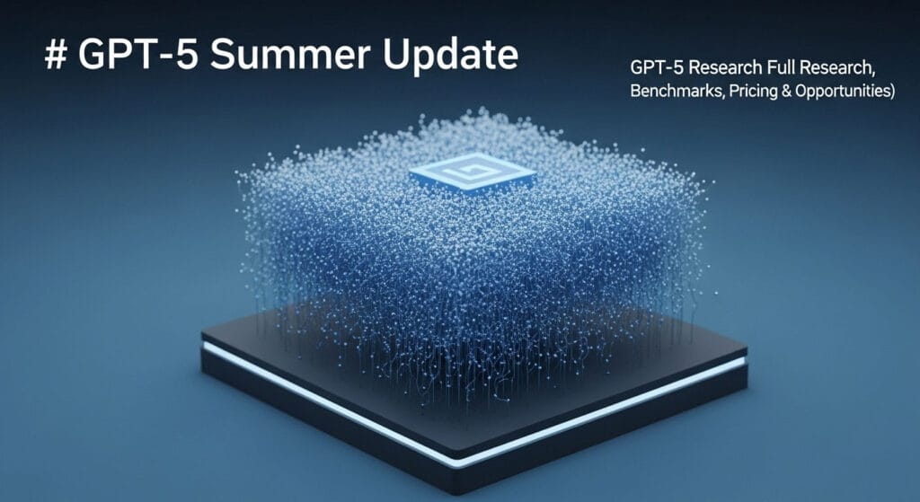 GPT-5 Summer Update: Full Research on Features, Benchmarks, Pricing & Opportunities