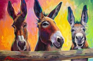 Three Donkeys